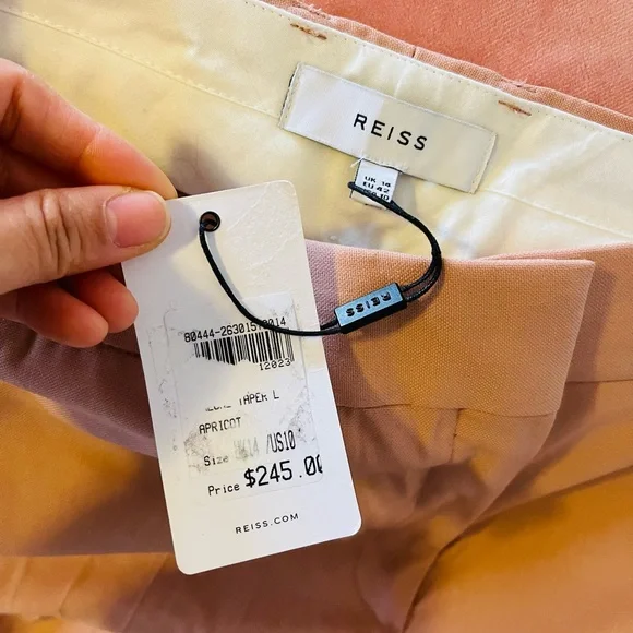 Reiss Phoenix Tailored Slim Leg Wool-Blend Pant - Picture 3 of 4